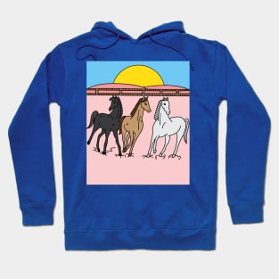 Horses Rider Pony Girl Hoodie